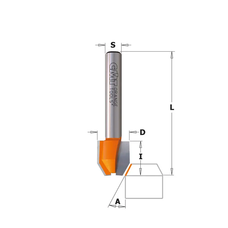 Cmt Combination Trimmer Router Bit – Carbide-Tipped With Guide Bearing 1