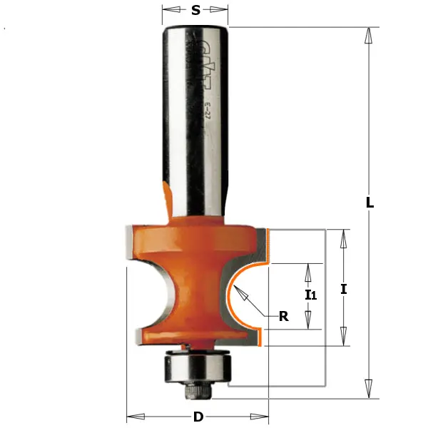 Cmt Corner Beading Router Bits – Carbide Tipped 1