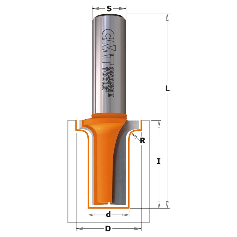 Cmt Decorative Beading Router Bit – Carbide-Tipped (Model 8/965.9) 1