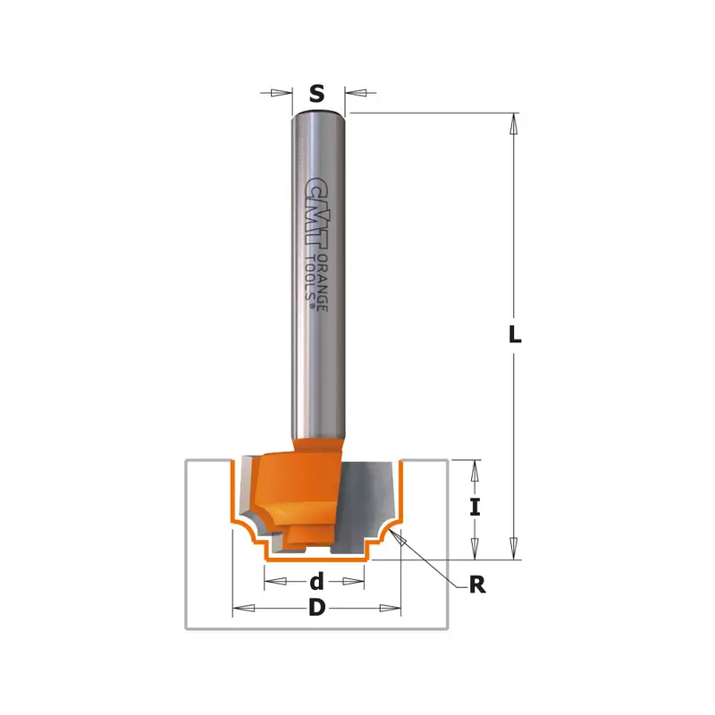 Cmt Decorative Ogee Router Bit With Carbide Cutting Tips 1