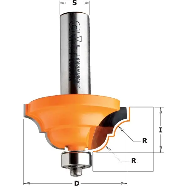 Cmt Double Roman Ogee Router Bits — Carbide-Tipped 1