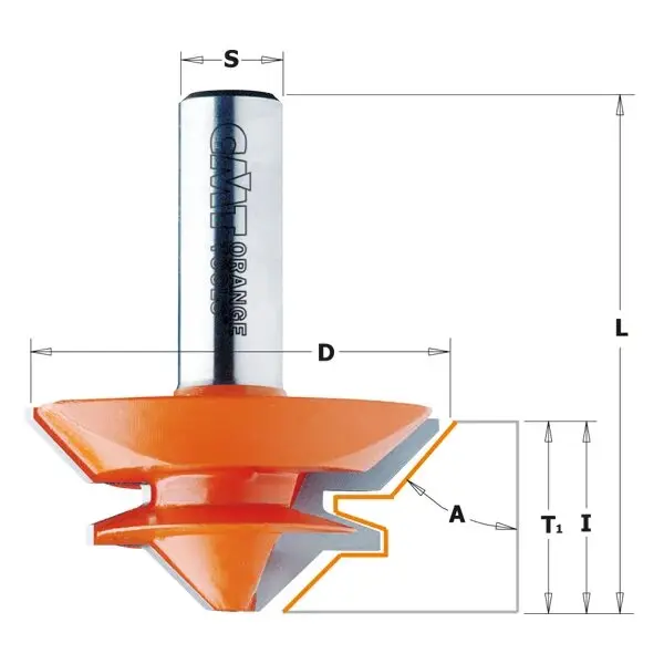 Cmt Lock Miter Joint Router Bits – Carbide Tipped 1