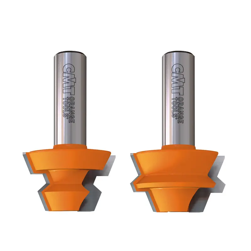 Cmt Lock-Miter Router Bit Set With Carbide-Tipped Cutters 1