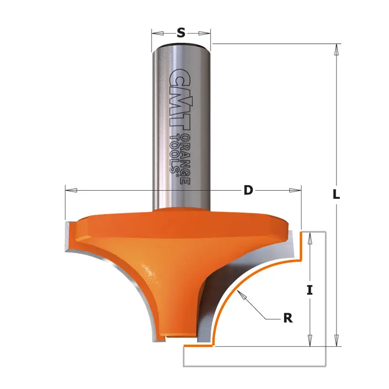 Cmt Ovolo Profile Carbide Router Bit 1