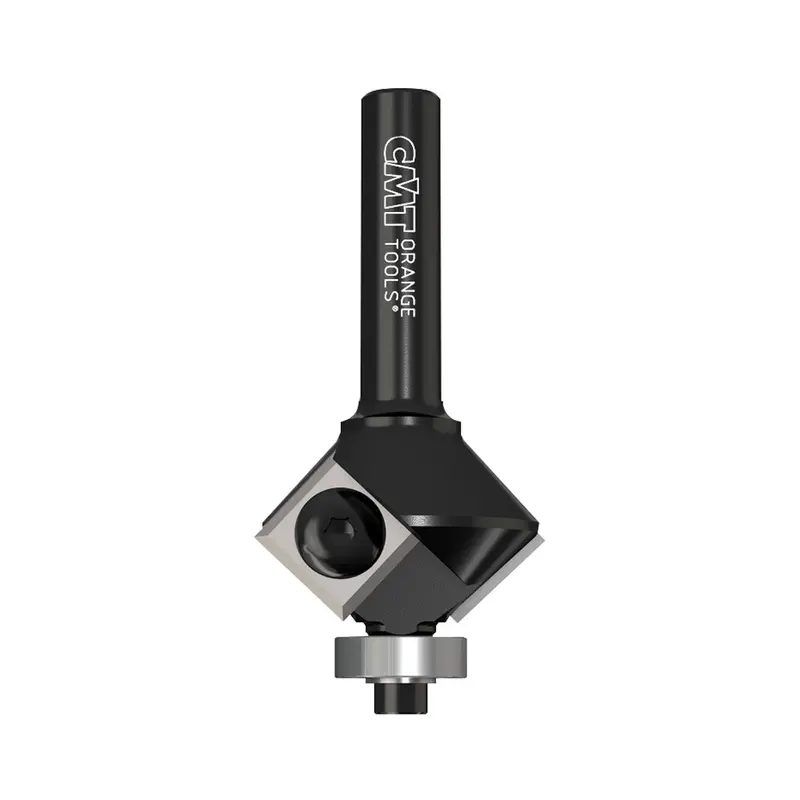 Cmt Replaceable Carbide 45° Chamfer Router Bits – Consistent Edge Beveling 1