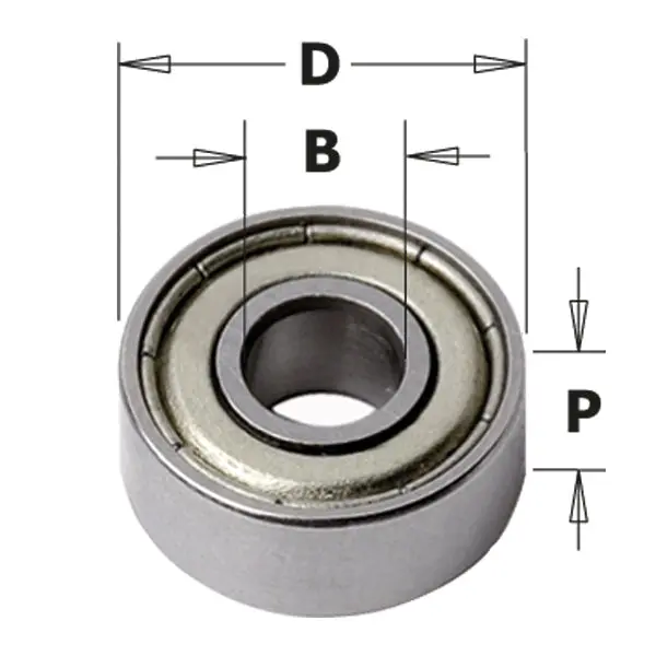 Cmt Replacement Router Bit Bearings – Universal Fit 1