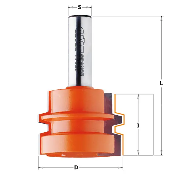 Cmt Reverse Glue Joint Router Bit – Carbide-Tipped For Stronger Joints 1