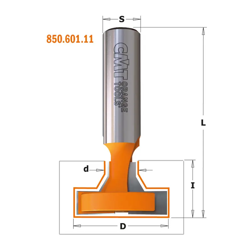 Cmt T-Slot Router Bits With Carbide-Tipped Cutting Edges 1