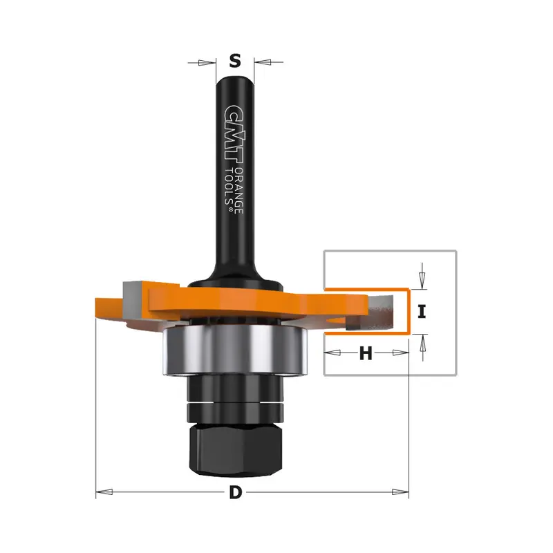 Cmt Three-Flute Individual Slot Cutters With Matching Arbors 1