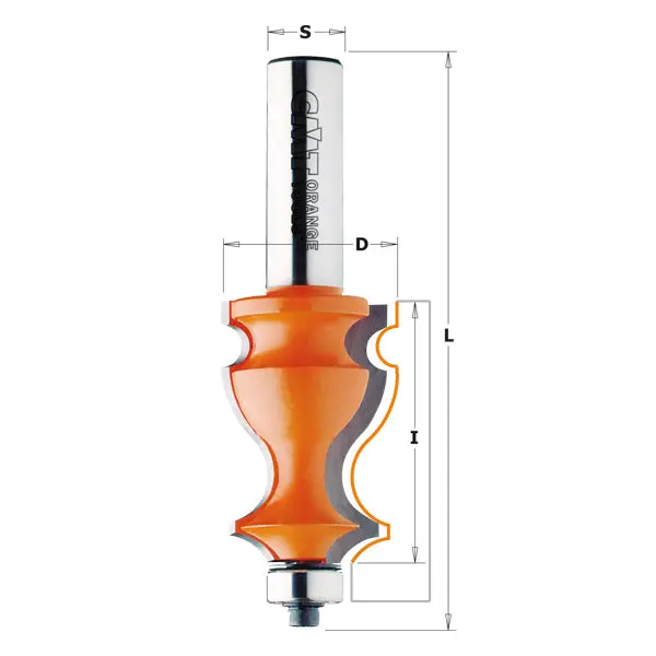 Cmt Two-Flute Molding Router Bits – Carbide Tipped 1