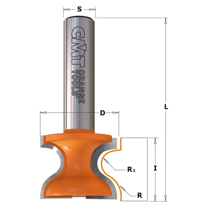 Cmt Window Sill And Finger-Pull Router Bits With Carbide Tips 1