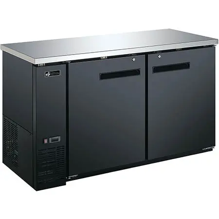 Commercial Double-Door Back Bar – 58-Inch Wide (Model Cbb-58) 1