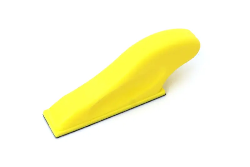 Compact 1" × 3.5" Hook-And-Loop Hand Sanding Block For Detail Work 1