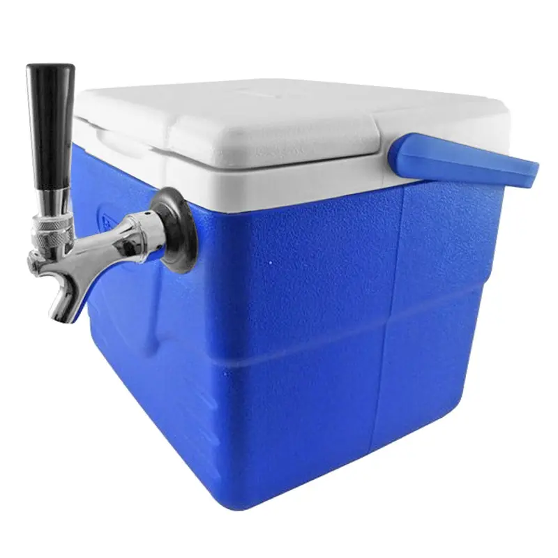 Compact Jockey Box — 9-Quart Portable Cooler With Single Tap 1