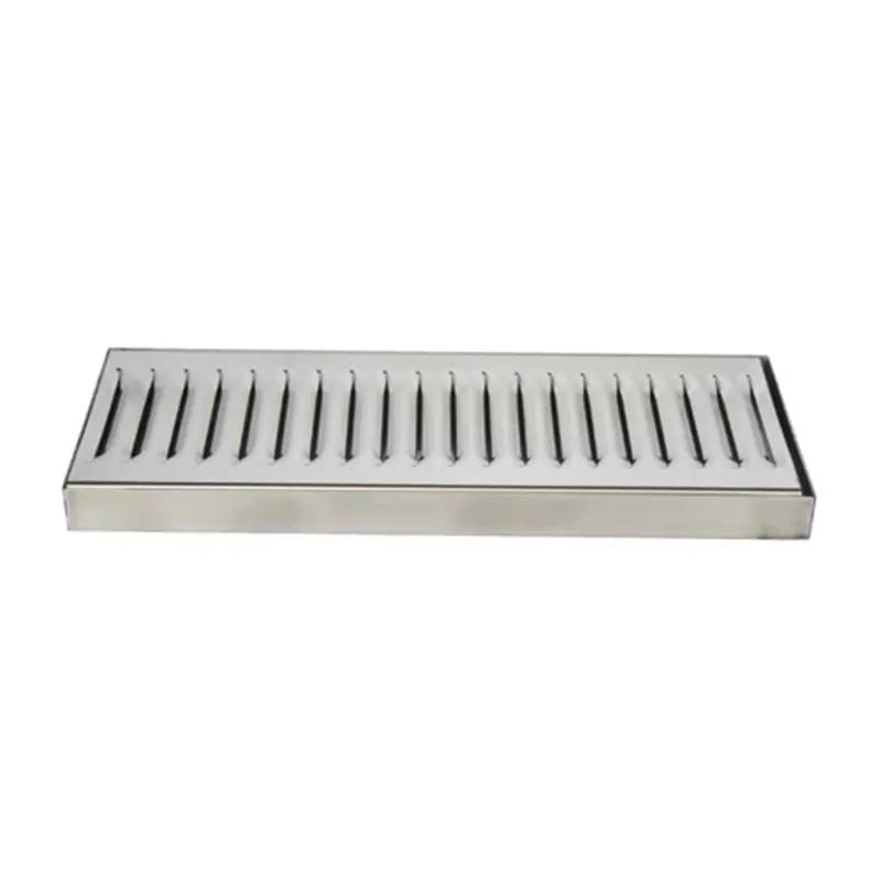 Compact Stainless Steel Drip Tray – 12" X 5" X 3/4" 1