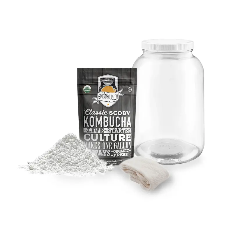 Complete Kombucha Brewing Starter Kit – All-In-One Home Fermentation Set 1