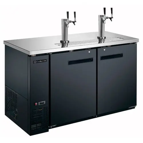 Coolbar Cdd-58-Asm Commercial Kegerator – 2-Door, 58" Wide, Dual-Tap 1