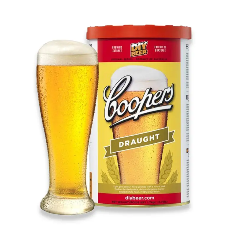 Coopers Draught-Style Homebrew Kit – 6 Gallons (23 Liters) 1