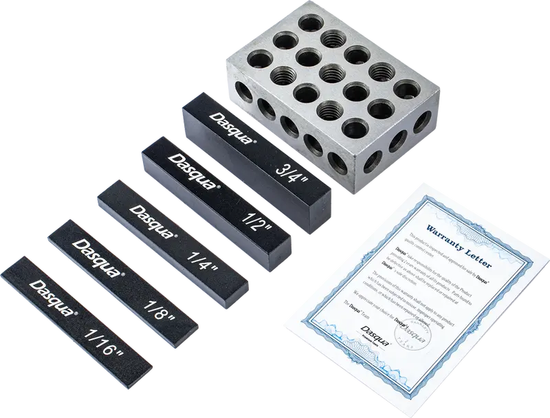 Dasqua Precision Setup Block Set — 5-Piece Including 1-2-3 Block 1