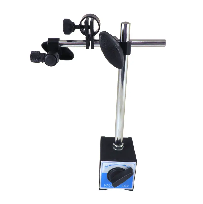Dial Indicator-Compatible Magnetic Base — 176 Lb Holding Force With Micrometer-Style Fine Adjustment 1