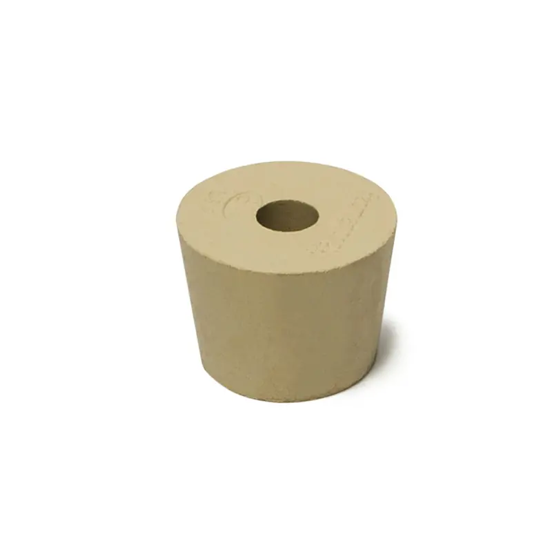 Drilled Rubber Carboy Bung – Size #6.5 1