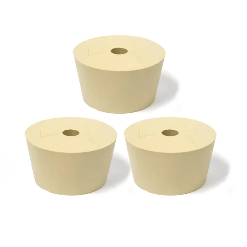Drilled Rubber Carboy Stopper For Fermonster #10 – 3-Pack 1