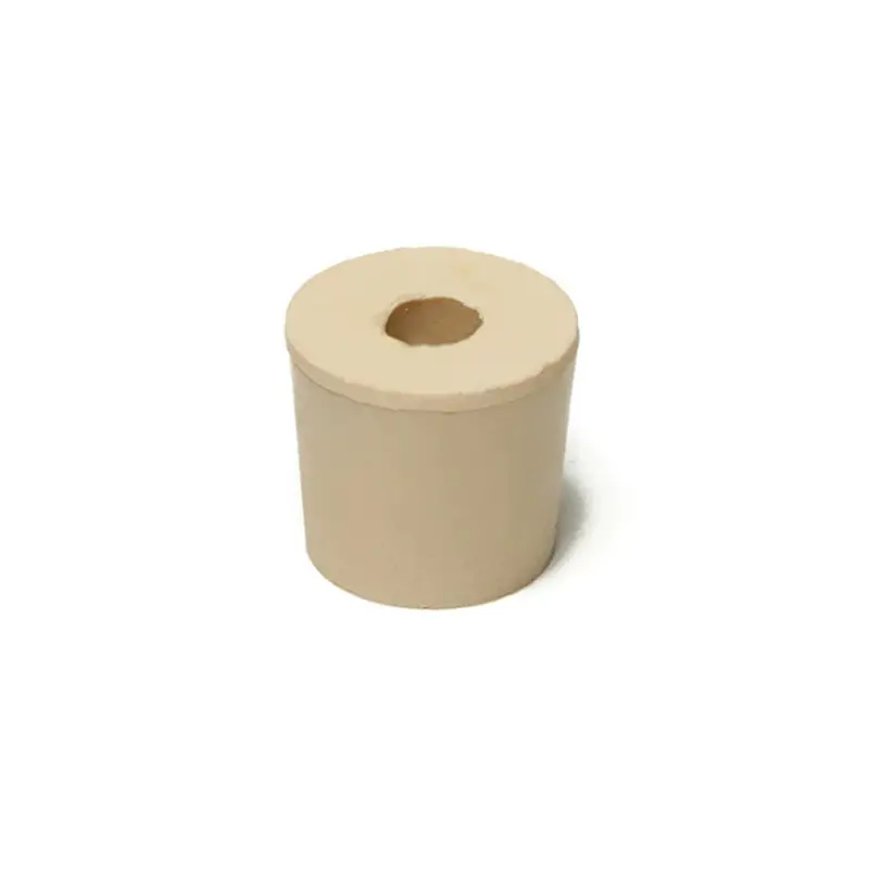Drilled Rubber Carboy Stopper – Size #5 With Pre-Punched Hole For Airlock Installation 1