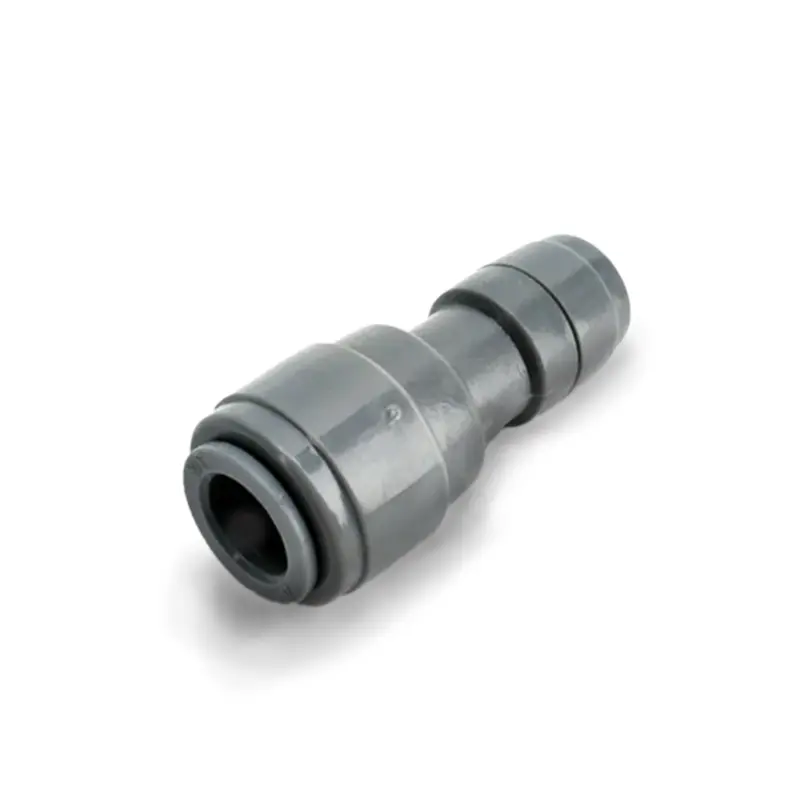 Duotight Straight Reducer Fitting: 5/16" (8 Mm) To 3/8" (9.5 Mm) Push-To-Connect 1