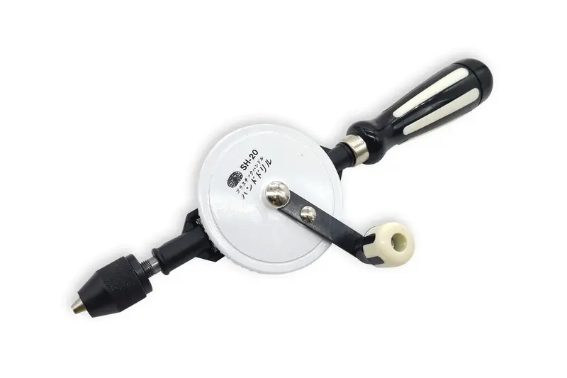 Egg Beater Hand Drill – Keyless 1/4" Chuck, Ergonomic Crank Design 1