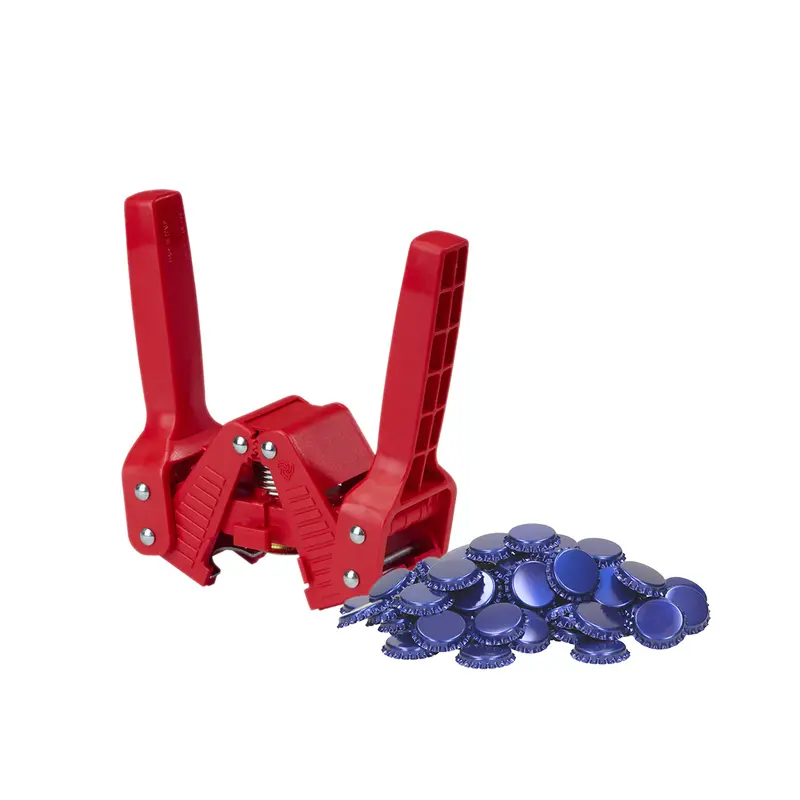 Emily-Style Bottle Capper With Ferrari-Red-And-Blue Caps – 144-Pack 1