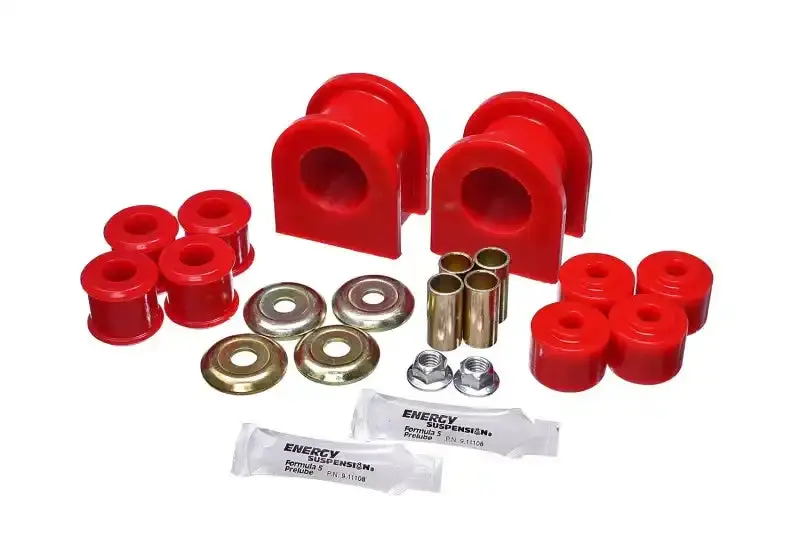 Energy Suspension Rear Sway Bar Bushings For 1989–2011 Ford F53 Motorhome – 36Mm Red Polyurethane Set 1