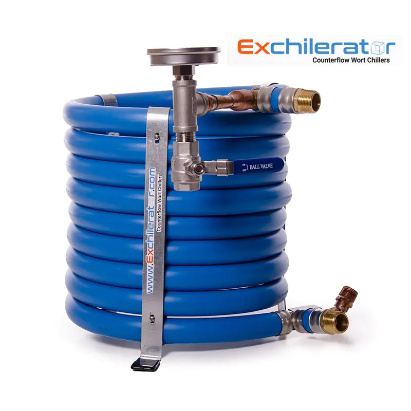 Exchilerator Brutus Pro Counterflow Wort Chiller – High-Efficiency Heat Exchanger 1