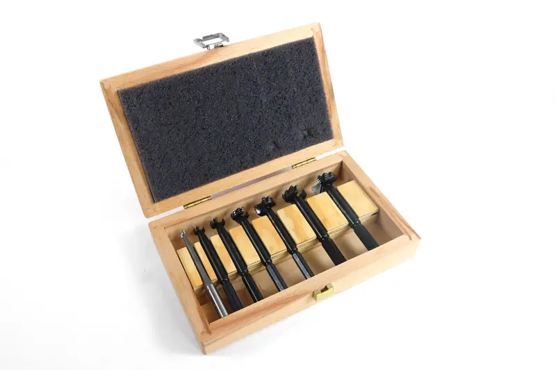 Famag Bormax 2.0 Forstner Bit Set — 7-Piece Essential Imperial Collection (1/4" To 1") 1