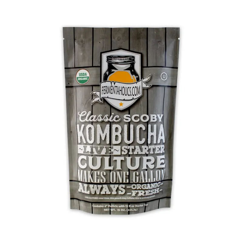 Fermentaholics Organic Kombucha Scoby – Live Starter Culture For Home Brews 1