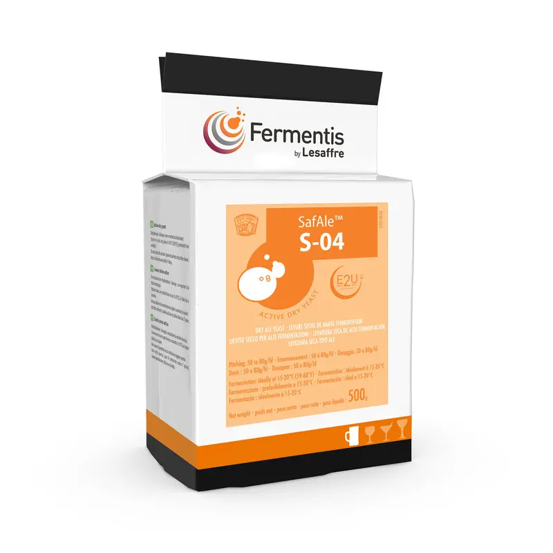 Fermentis Safale S-04 Dry Yeast – English Ale Strain (500 G Brick) 1