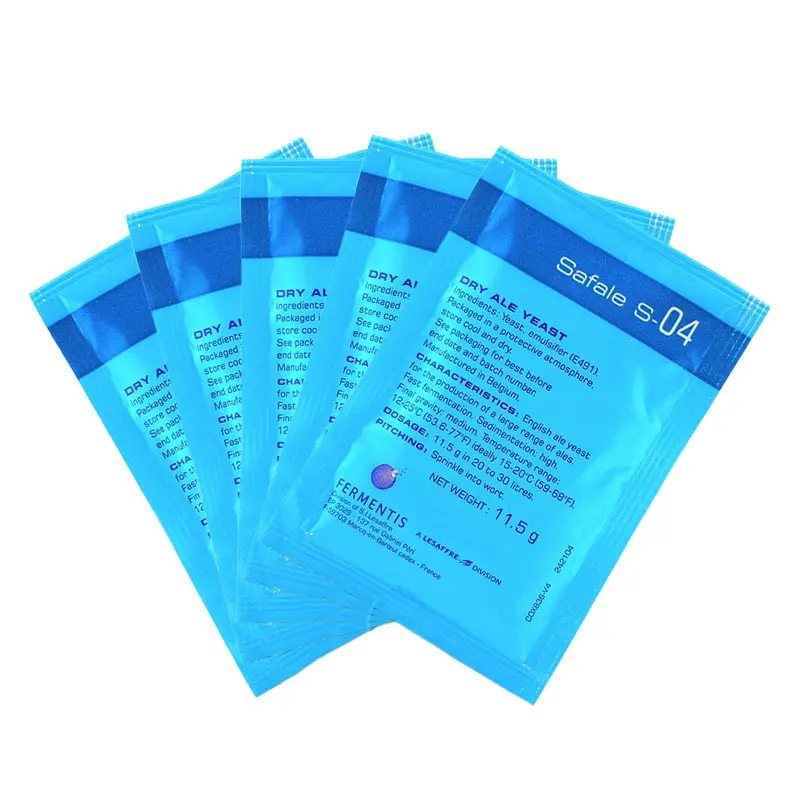 Fermentis Safale S-04 English Ale Dry Yeast – 11.5 G Sachets (5-Pack) 1