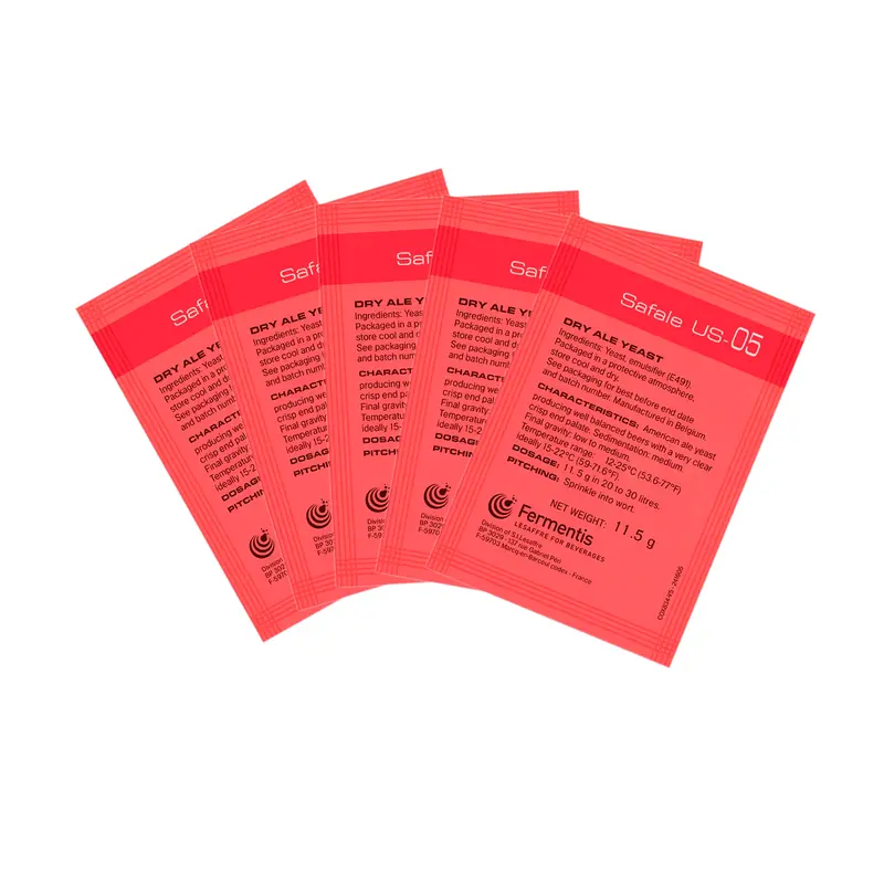 Fermentis Safale Us-05 Dry American Ale Yeast – 5 × 11.5 G Sachets 1