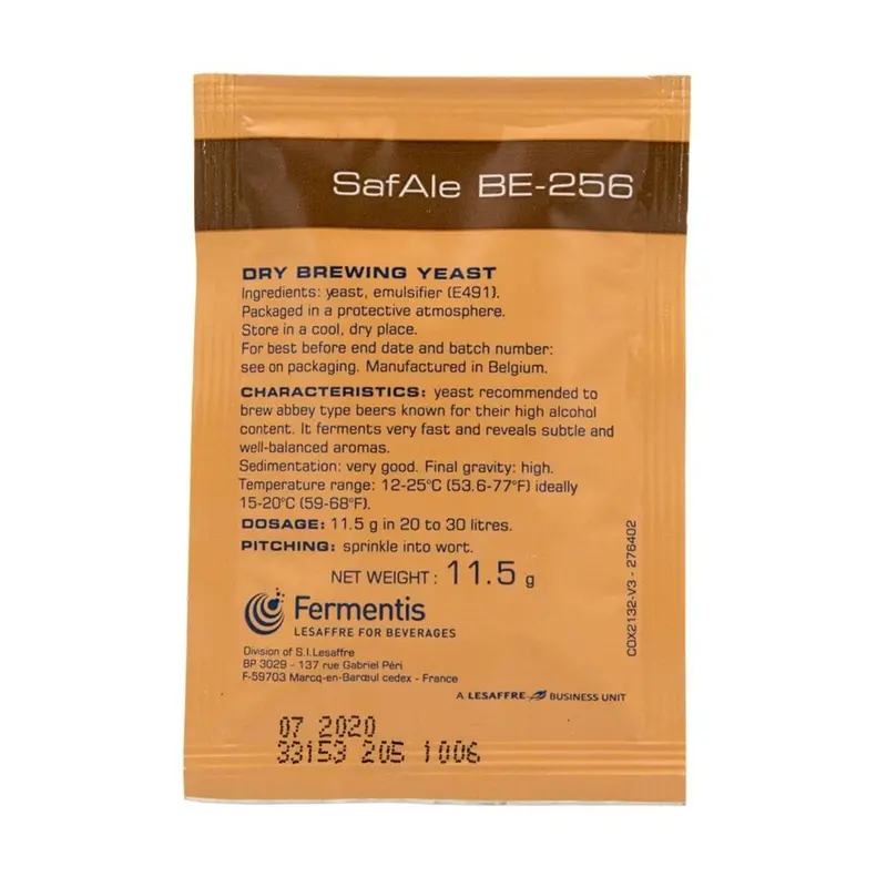 Fermentis Safbrew Be-256 Belgian Abbey Ale Dry Yeast – 11.5 G Sachet 1