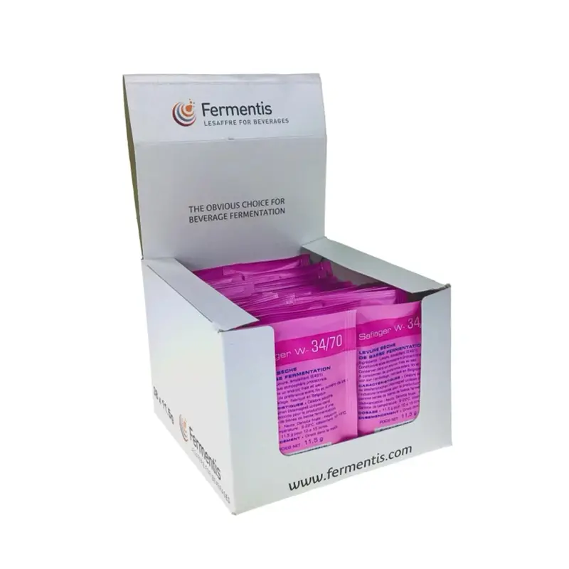 Fermentis Saflager W-34/70 Dry Lager Yeast – 11.5 G Sachets (Box Of 38) 1
