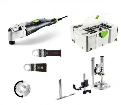 Festool Os400 Eq Vecturo Oscillating Tool Kit With Plunge Base & Depth Stop – Model 563007 1