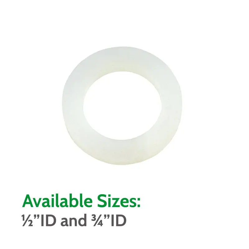 Food-Grade Silicone Camlock Gasket – 1/2" Inner Diameter 1