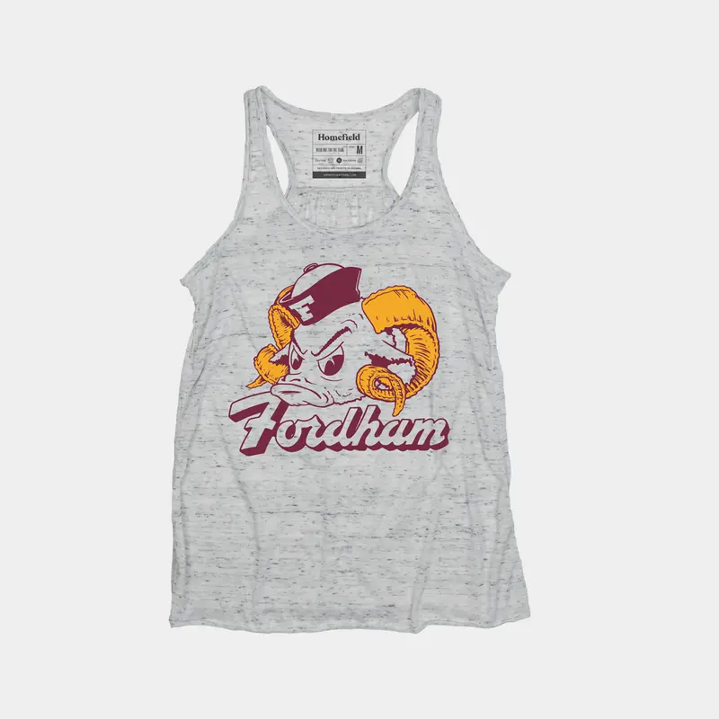 Fordham Rams Sailor Hat Women'S Sleeveless Tank 1