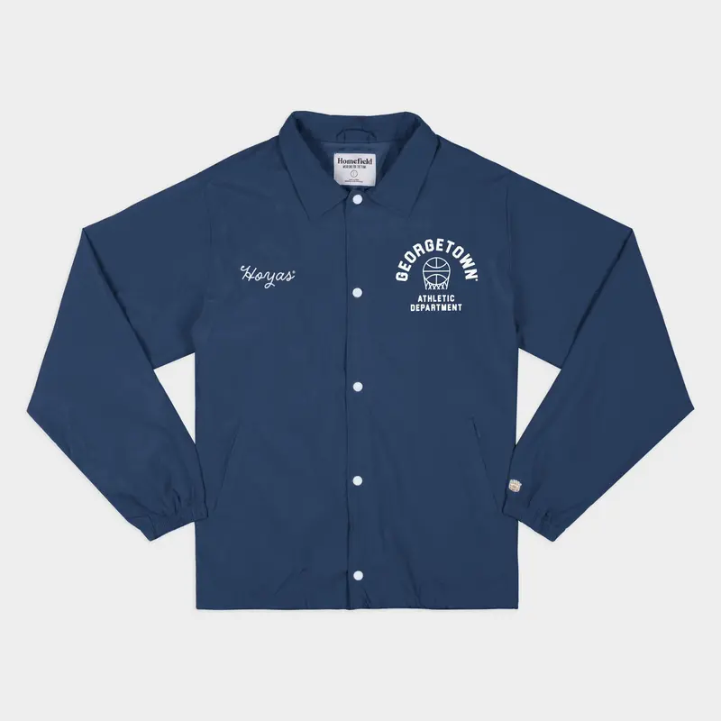 Georgetown Hoyas Classic 1970S Basketball Coaching Jacket 1