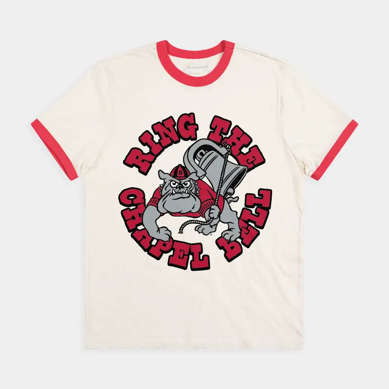 Georgia Bulldogs Ring The Chapel Bell Retro Athletic T-Shirt 1