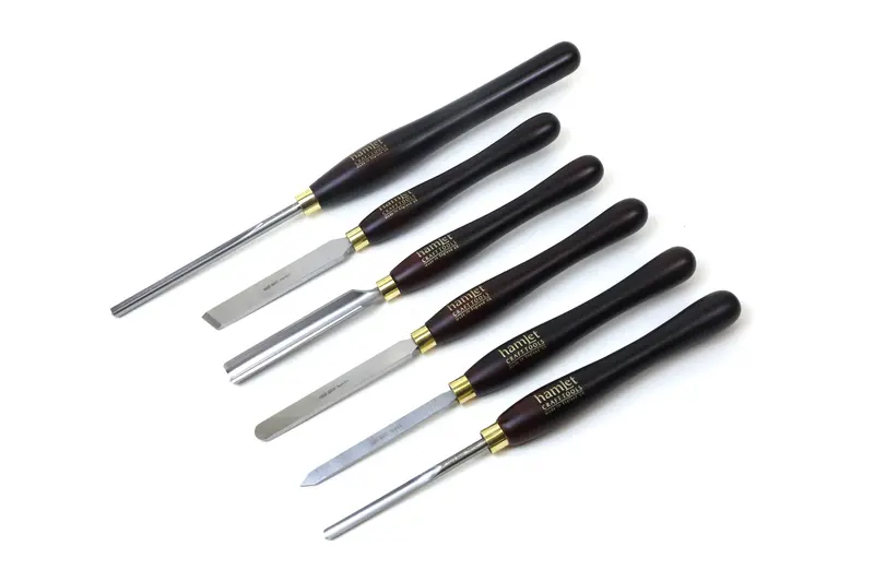 Hamlet M2 Hss 6-Piece Turning Set – Comprehensive Spindle And Bowl Tool Collection 1