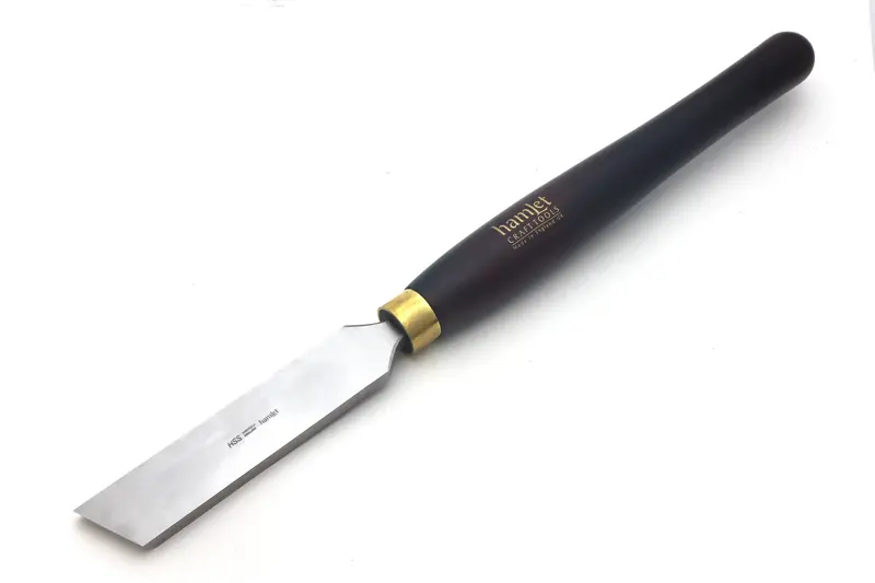 Hamlet M2 Hss Left-Hand Skew Scraper – 1-1/2" X 3/8", Extended Reach For Complex Turnings 1