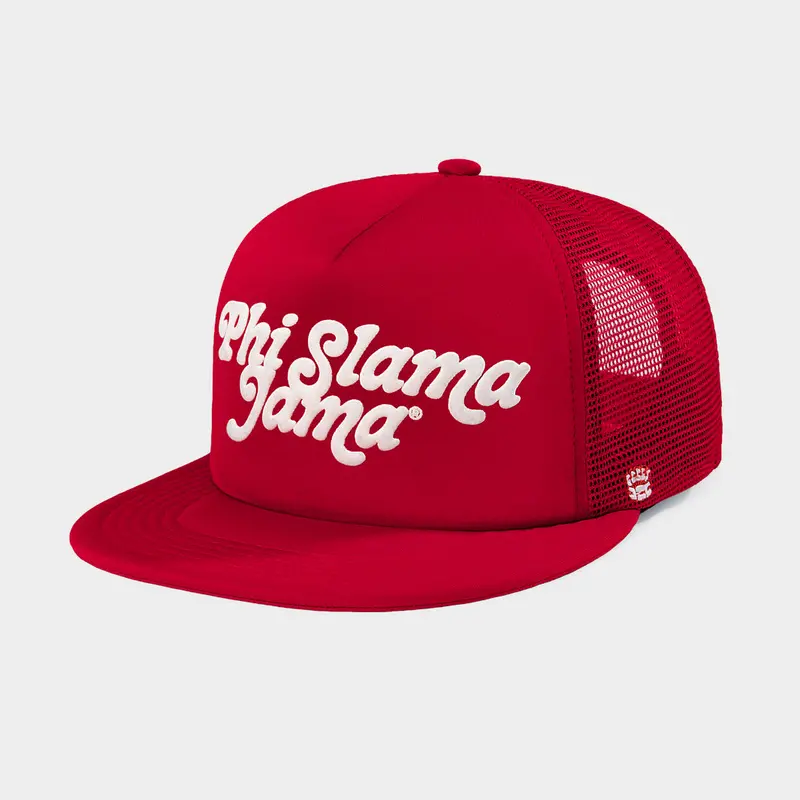 Houston Cougars 'Phi Slama Jama' Puff Print Trucker Hat 1