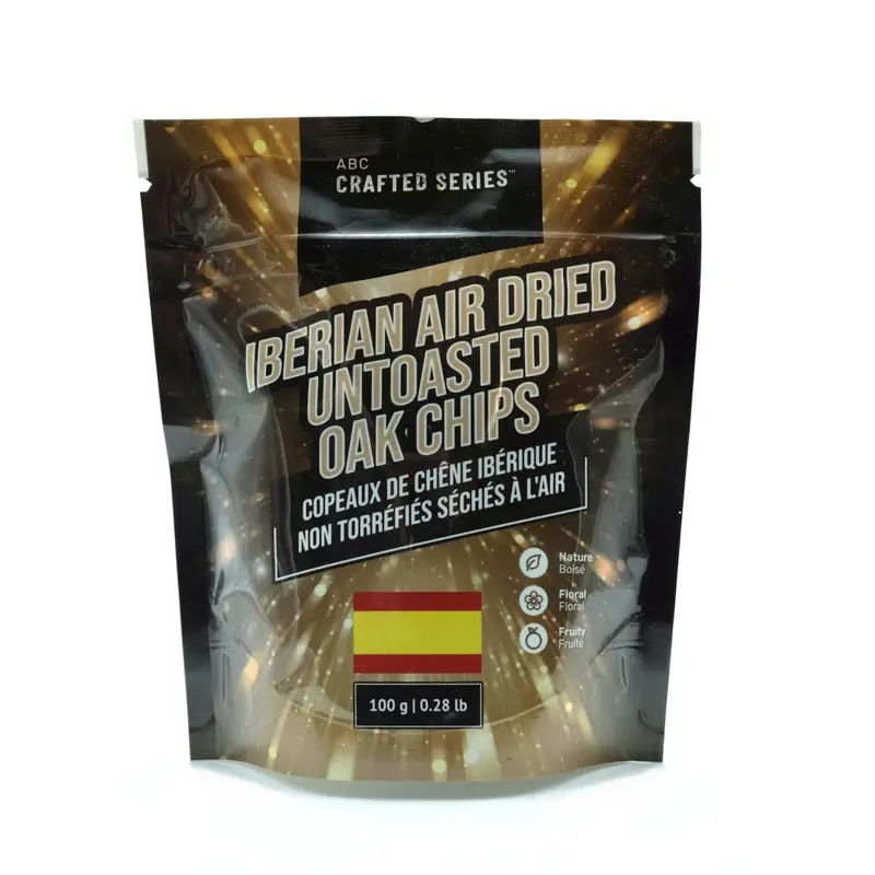 Iberian Air-Dried Oak Chips – Untoasted, 100 G (3.5 Oz), Ideal For Aging And Flavor Enhancement 1