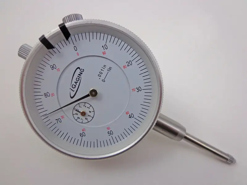 Igaging 0–1-Inch Dial Indicator – 0.001" Graduation Precision Contact Gauge 1