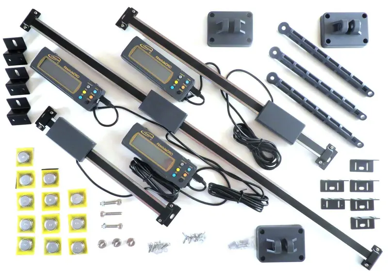 Igaging Absolute Dro+ Digital Readout Set – 6", 12", And 24" Linear Encoder Kit 1